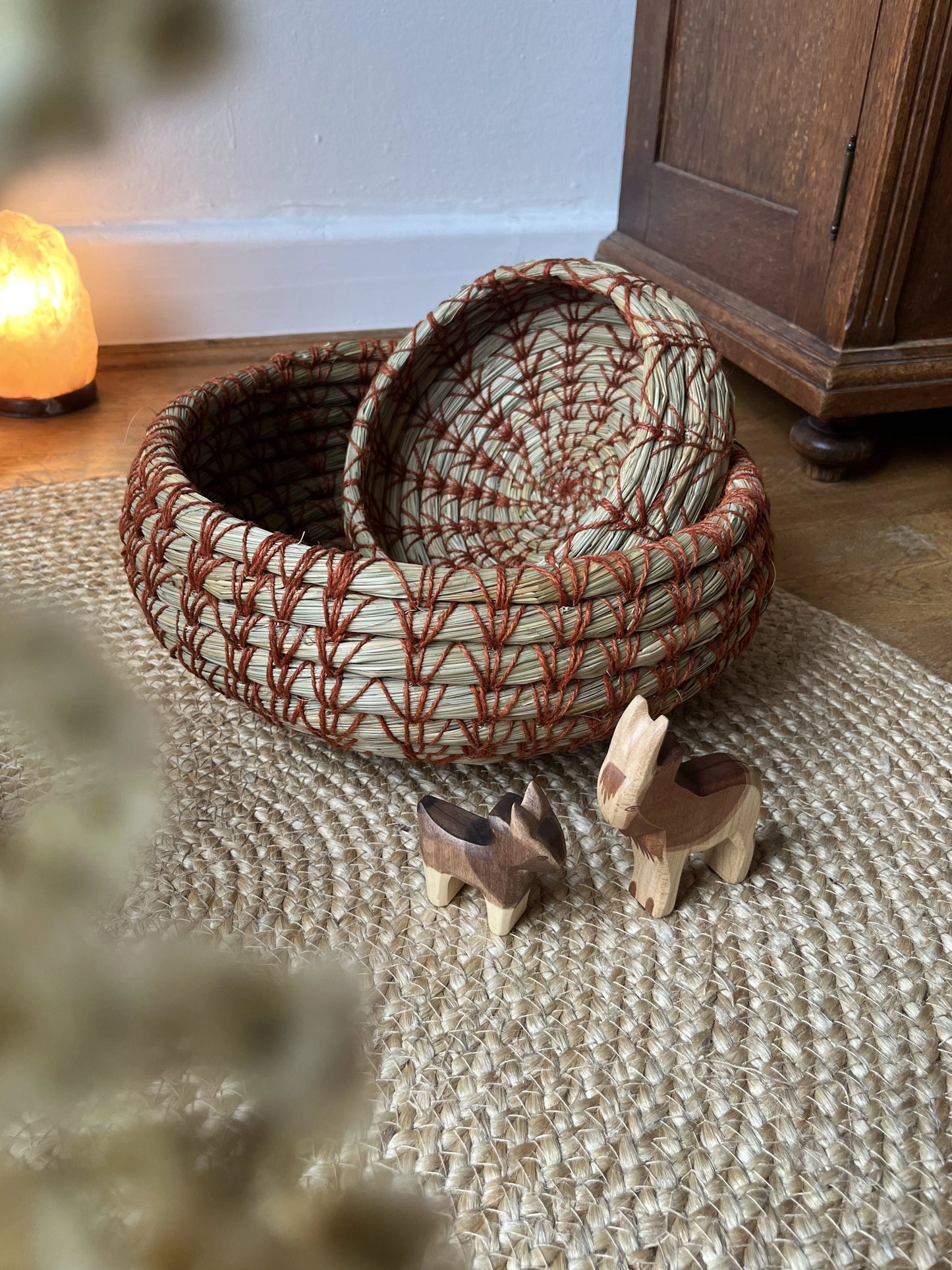 Korb - Schmetterling 36cm