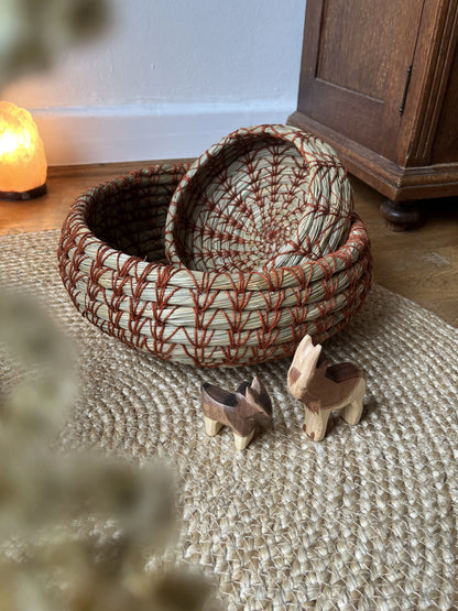 Korb - Schmetterling 36cm