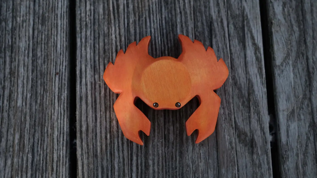 Holzfigur Krabbe von HolzWald, Foto