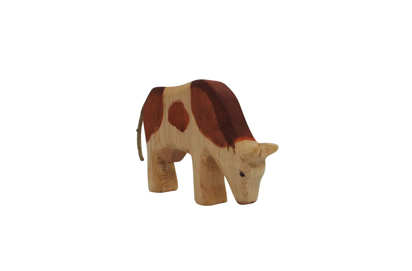 HolzWald Kuh fressend