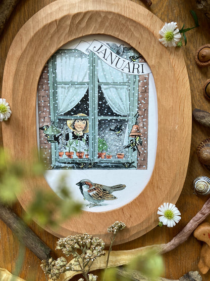 Monatskarten - Set von Lena Anderson - Linnéas Jahrbuch