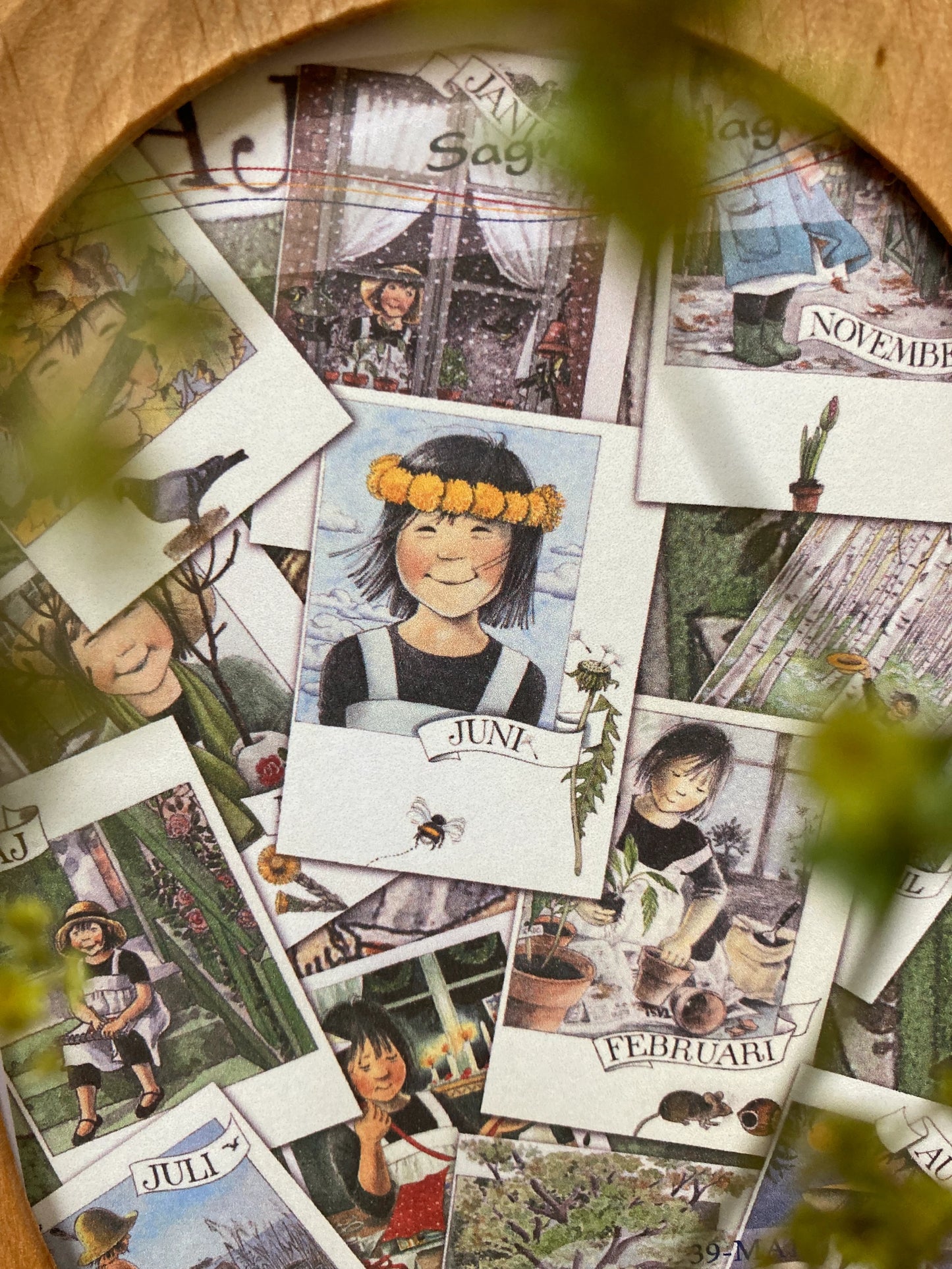 Monatskarten - Set von Lena Anderson - Linnéas Jahrbuch