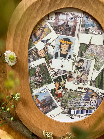 Monatskarten - Set von Lena Anderson - Linnéas Jahrbuch