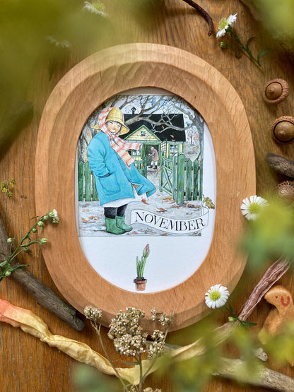 Monatskarten - Set von Lena Anderson - Linnéas Jahrbuch