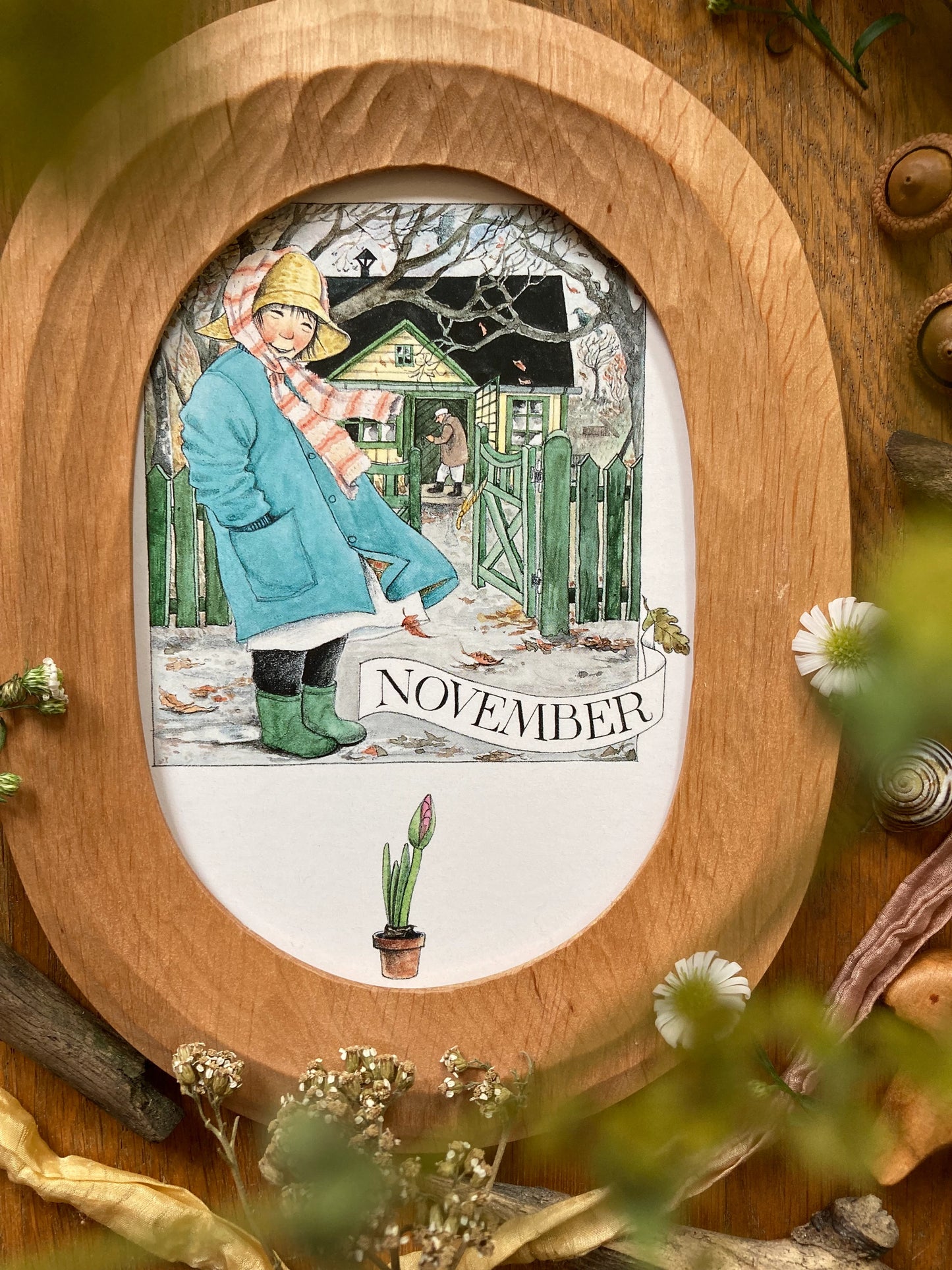 Monatskarten - Set von Lena Anderson - Linnéas Jahrbuch