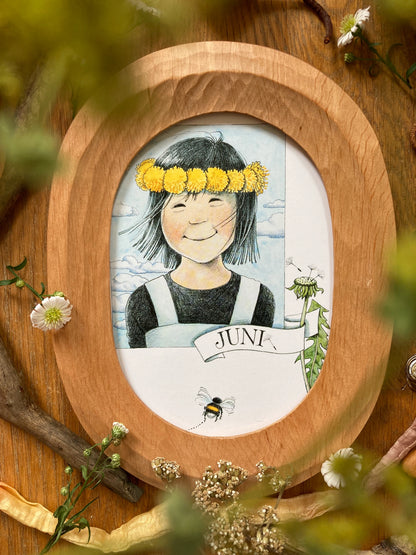 Monatskarten - Set von Lena Anderson - Linnéas Jahrbuch