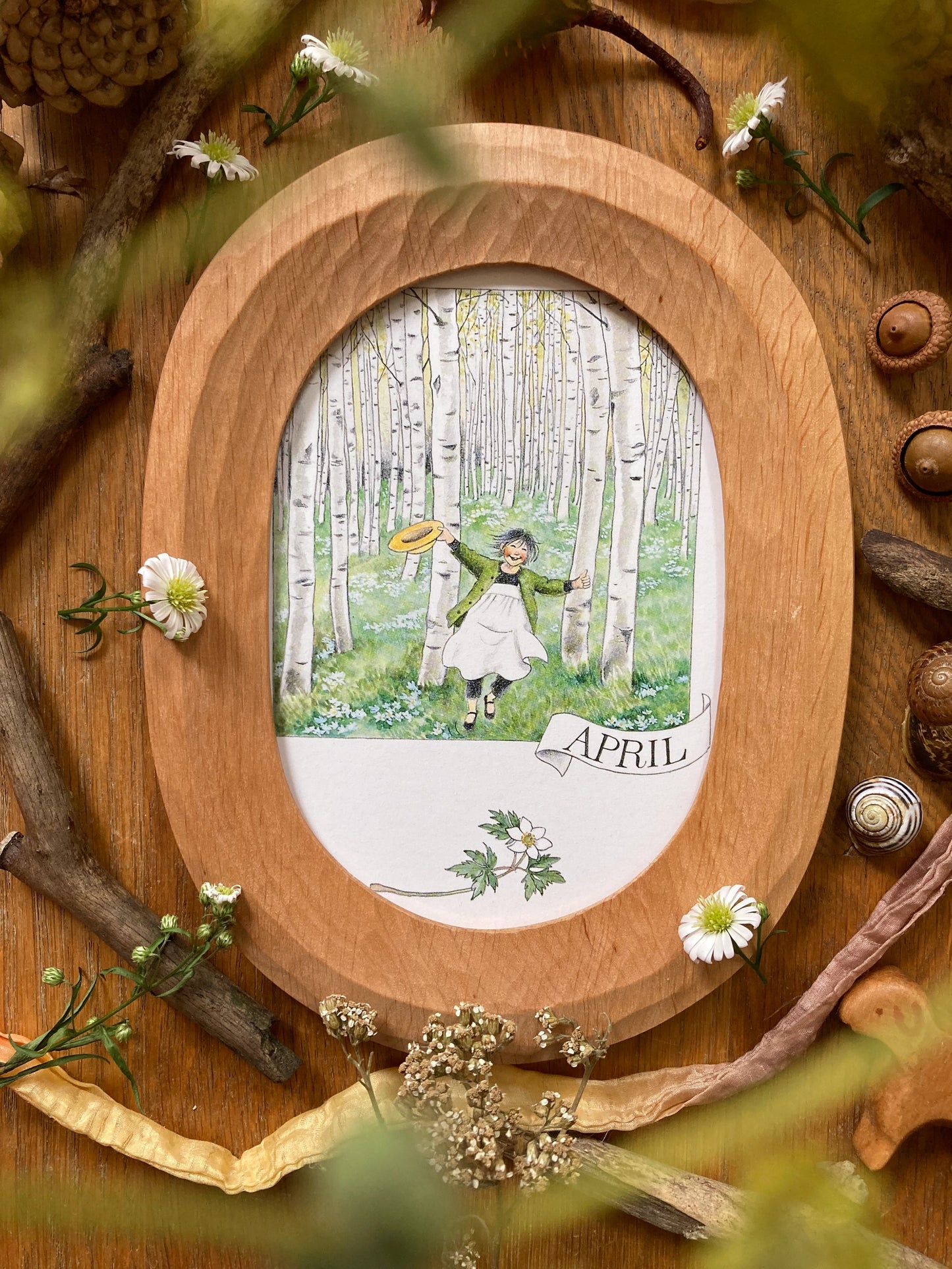 Monatskarten - Set von Lena Anderson - Linnéas Jahrbuch