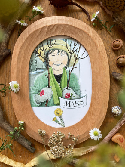 Monatskarten - Set von Lena Anderson - Linnéas Jahrbuch