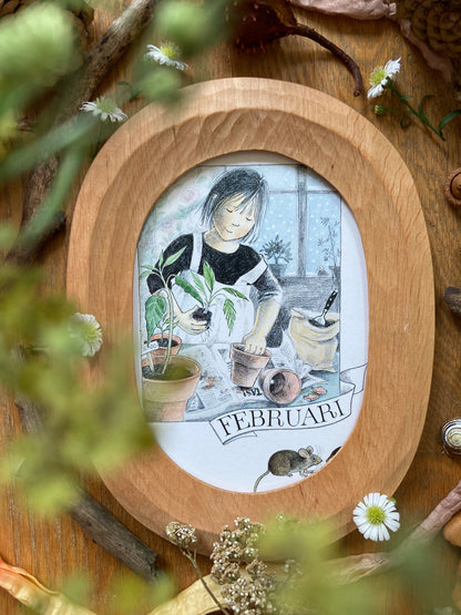 Monatskarten - Set von Lena Anderson - Linnéas Jahrbuch