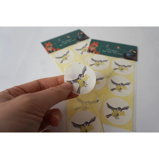 Aufkleber Vogel 12er