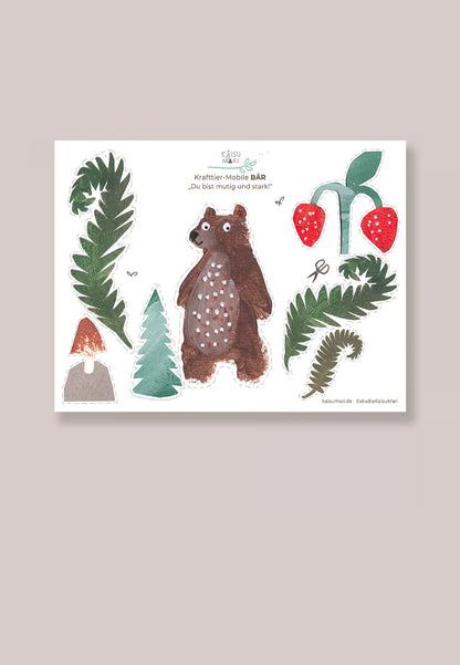 Krafttier Mobile Bär