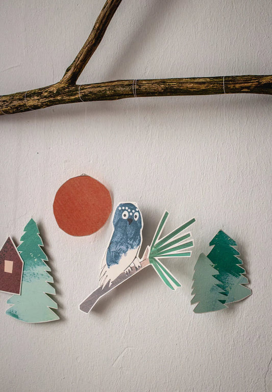 Krafttier Mobile Eule