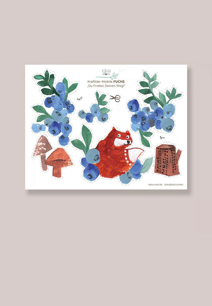 Krafttier Mobile Fuchs