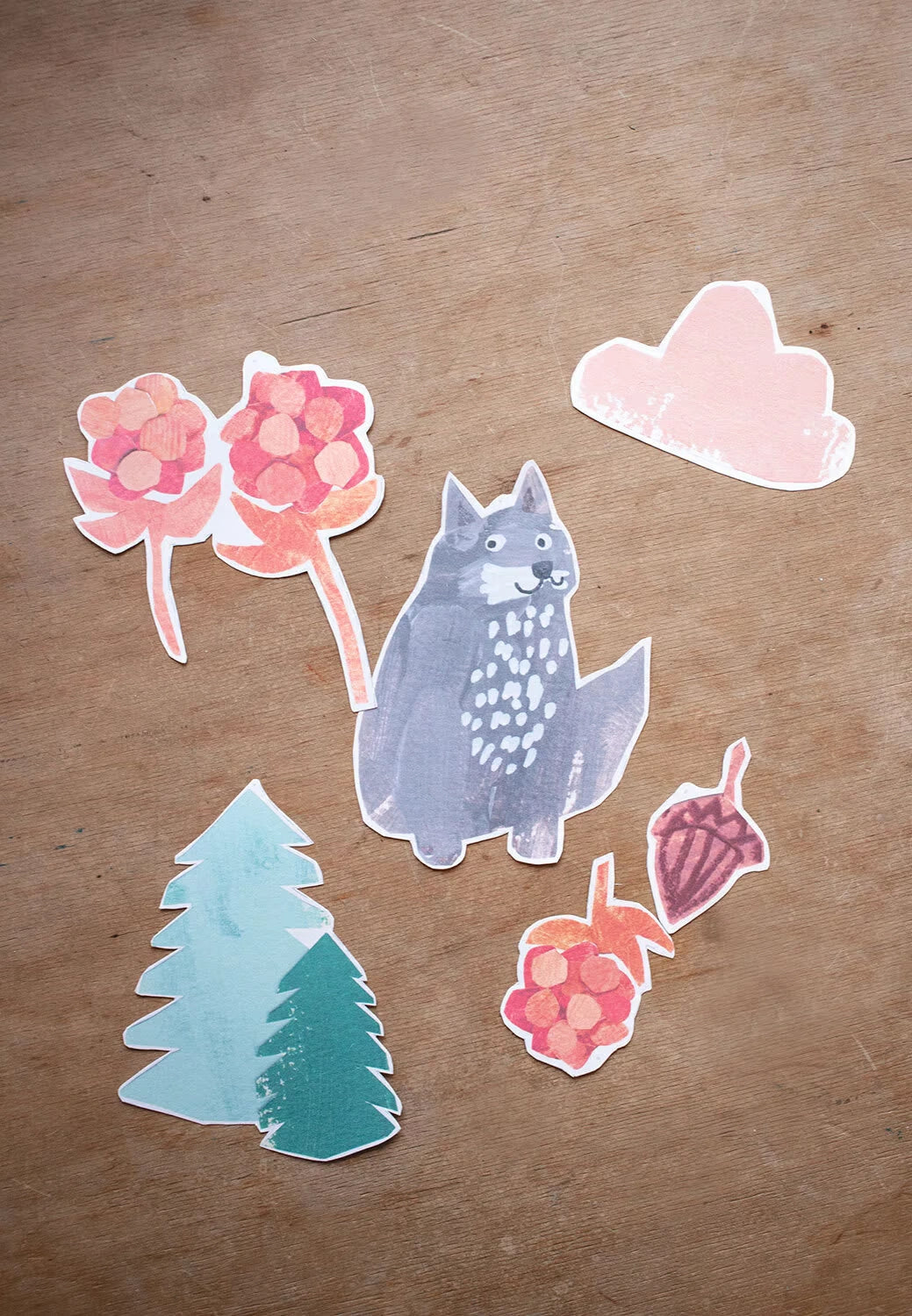 Krafttier Mobile Wolf