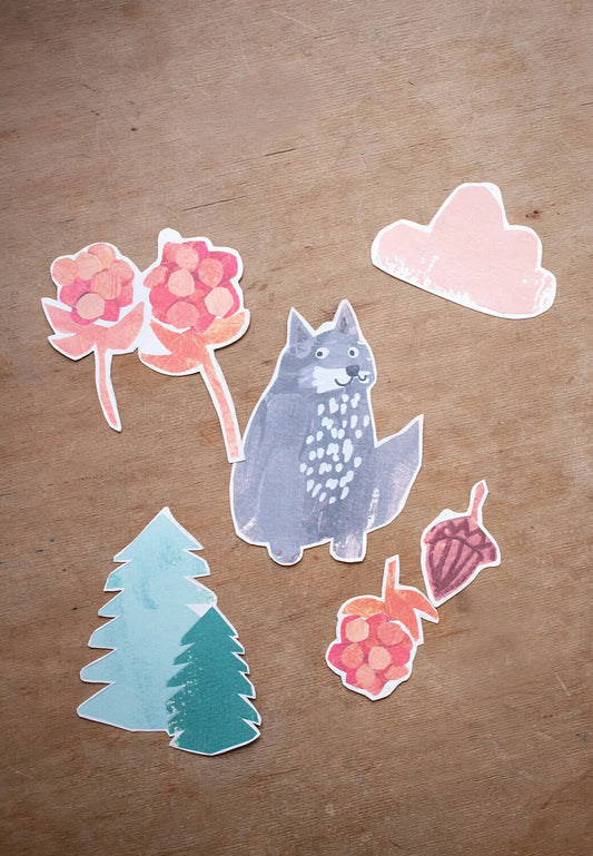 Krafttier Mobile Wolf