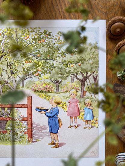 Monatskarten - Set von Elsa Beskow