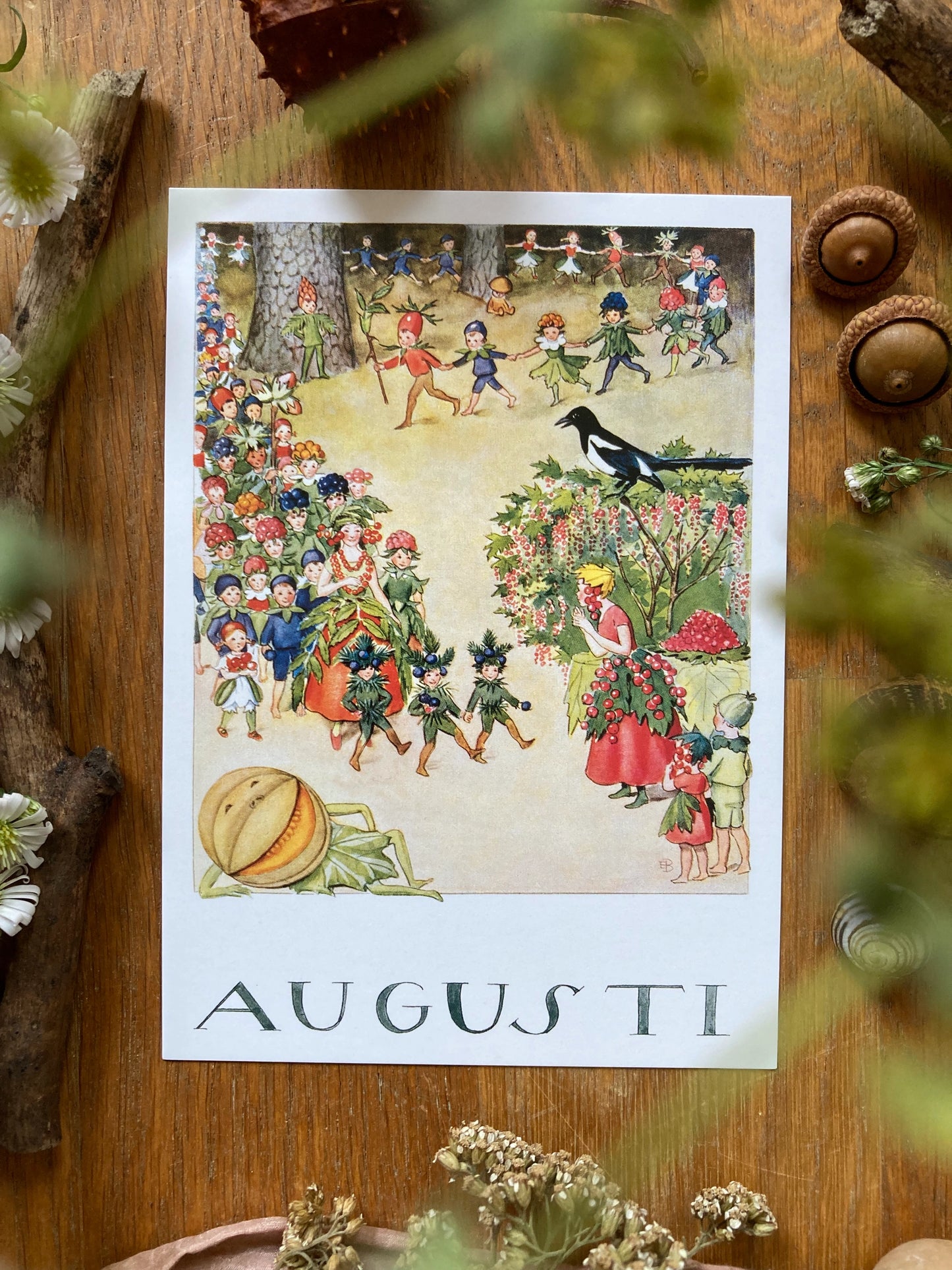 Monatskarten - Set von Elsa Beskow