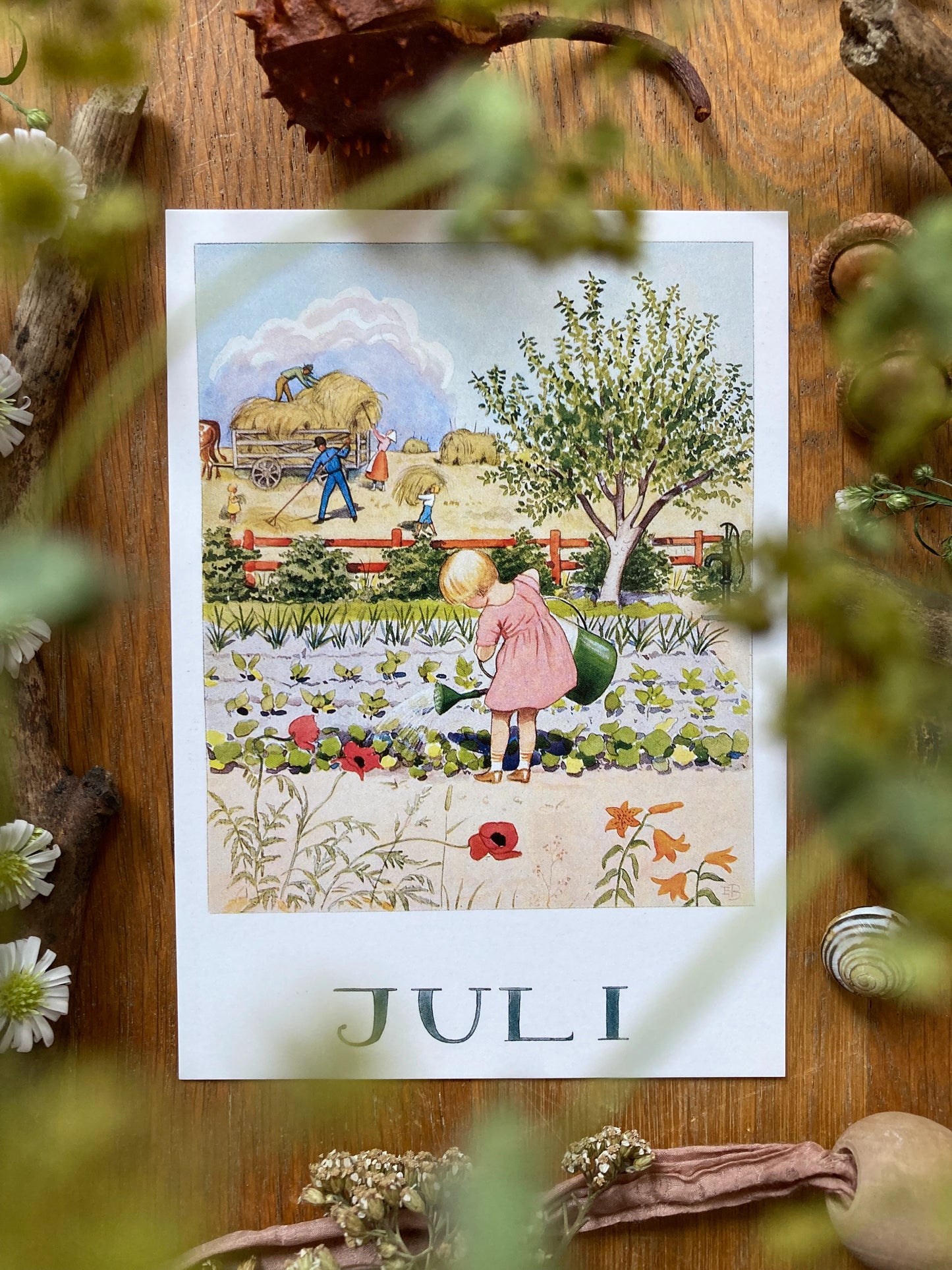 Monatskarten - Set von Elsa Beskow