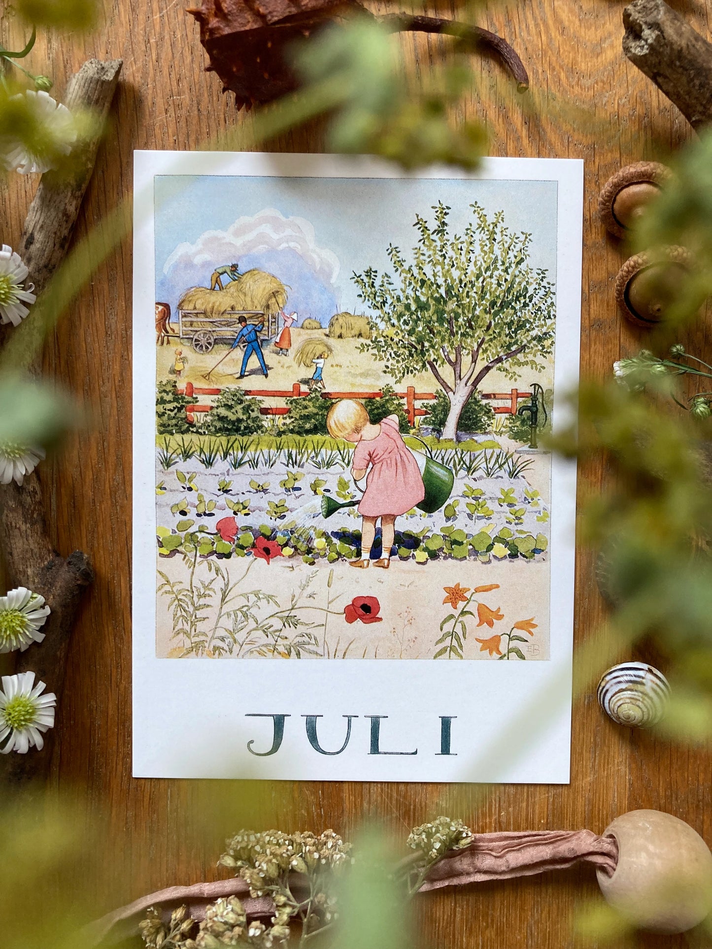 Monatskarten - Set von Elsa Beskow