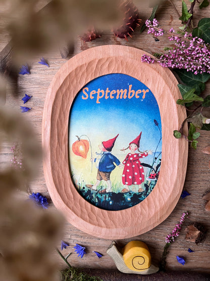 Postkartenbuch - Mit Pippa und Pelle durch das Jahr