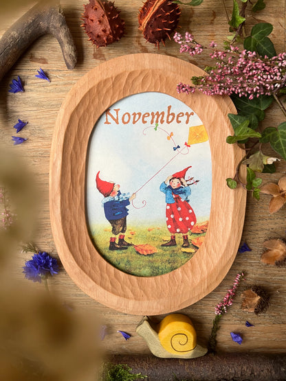 Postkartenbuch - Mit Pippa und Pelle durch das Jahr