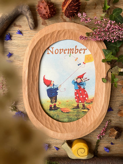 Postkartenbuch - Mit Pippa und Pelle durch das Jahr