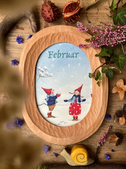 Postkartenbuch - Mit Pippa und Pelle durch das Jahr