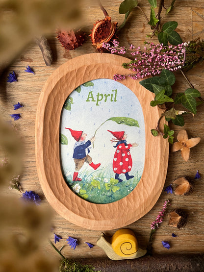 Postkartenbuch - Mit Pippa und Pelle durch das Jahr