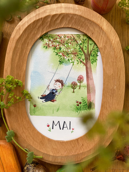 Monatskarten - Set von Stefanie Messing