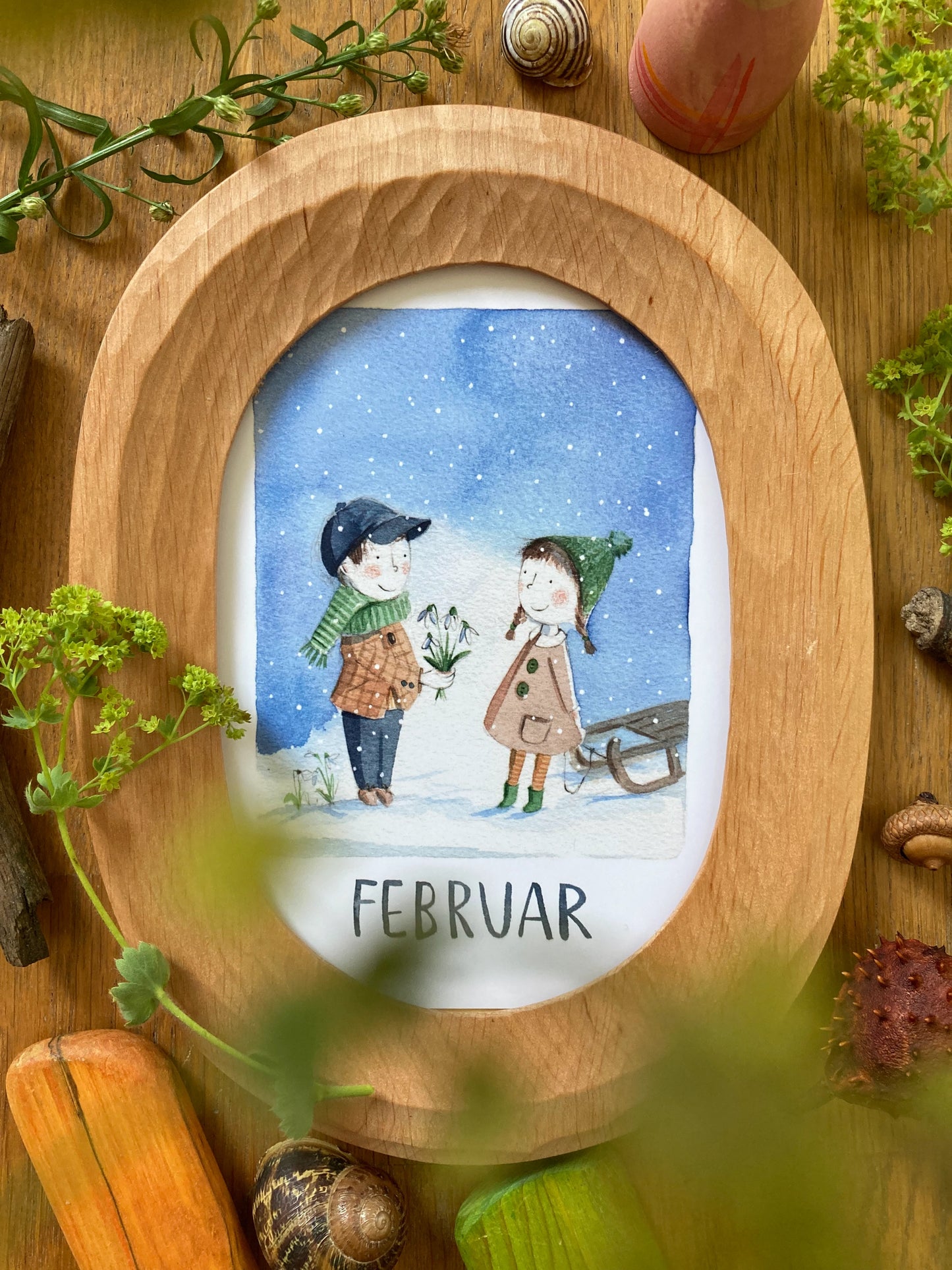 Monatskarten - Set von Stefanie Messing