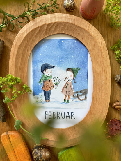 Monatskarten - Set von Stefanie Messing