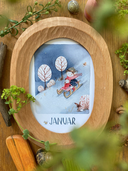 Monatskarten - Set von Stefanie Messing