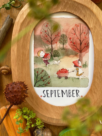 Monatskarten - Set von Stefanie Messing