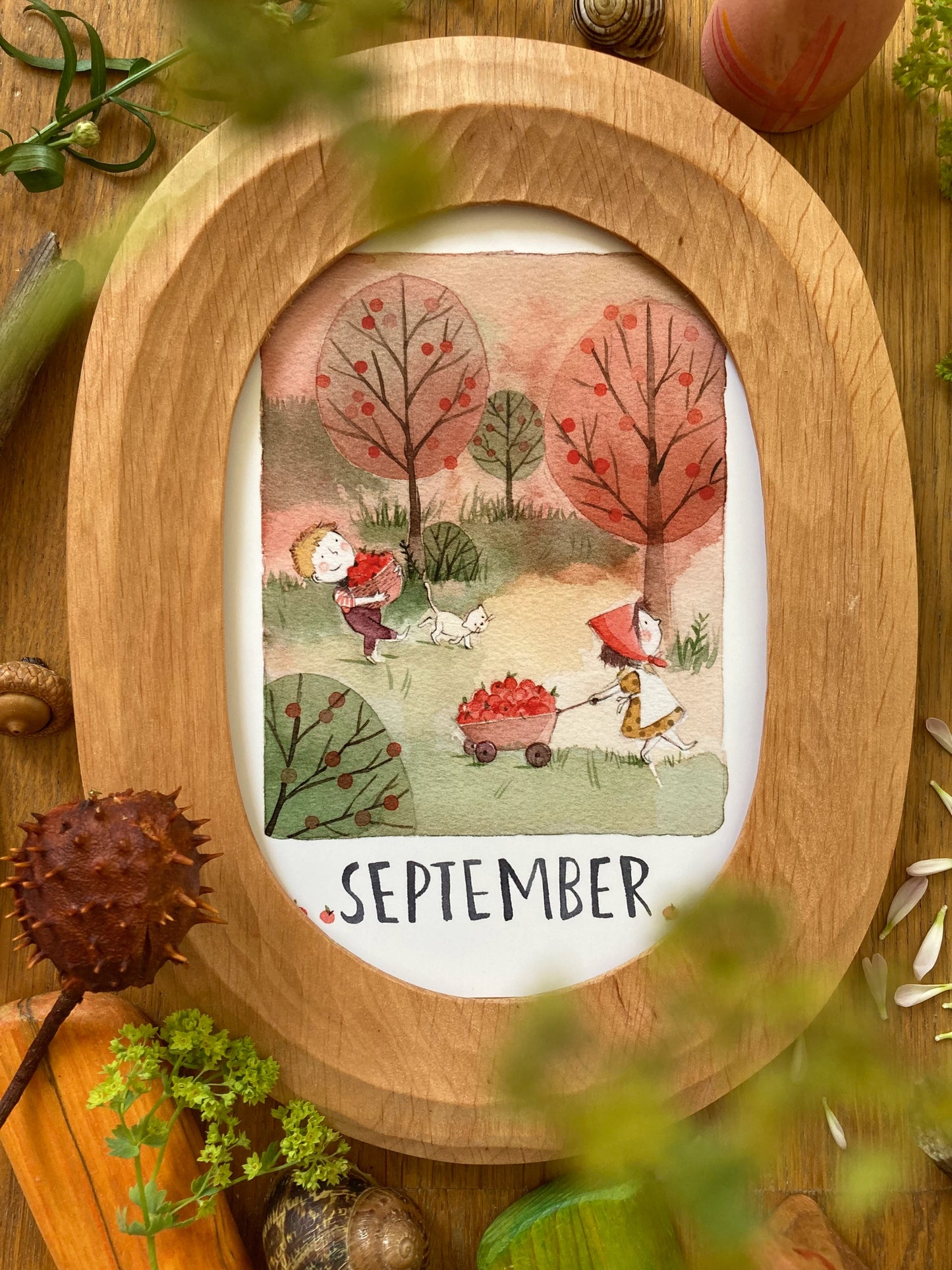 Monatskarten - Set von Stefanie Messing