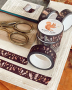 Washi Tape Mondscheinmotten von Iris Esther auf Papier und Briefumschlägen, Foto
