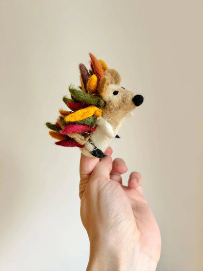 Filz-Fingerpuppe - Igel