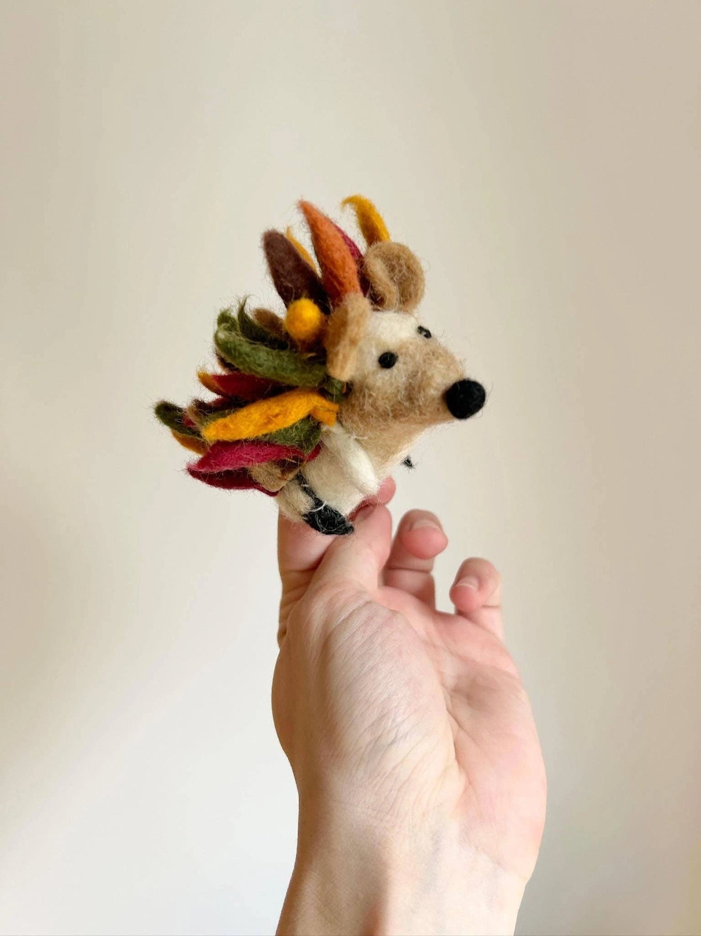 Filz-Fingerpuppe - Igel