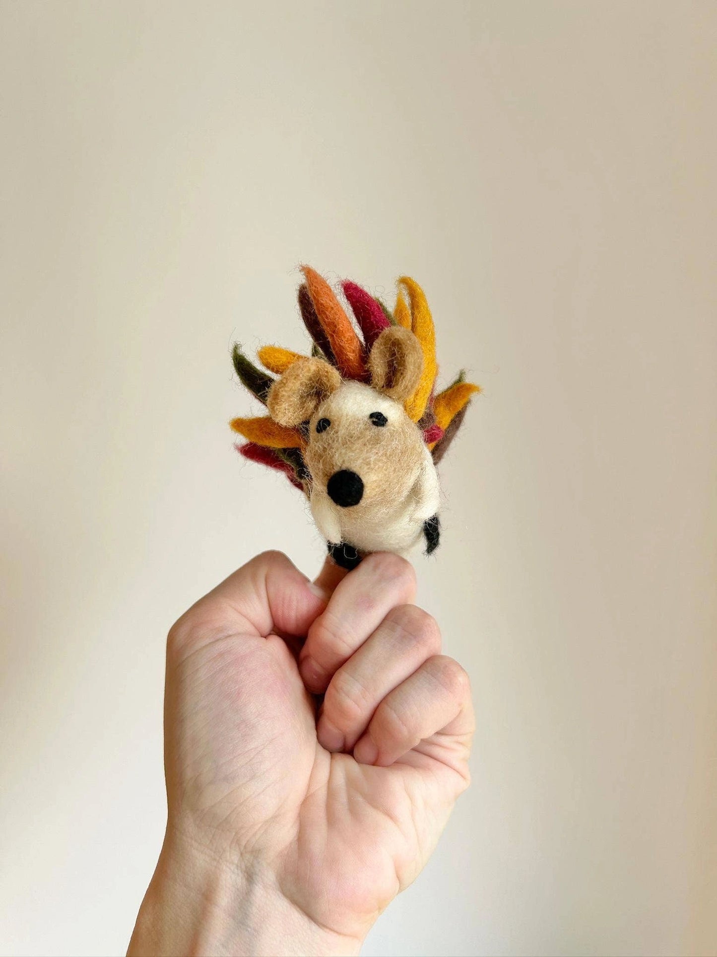 Filz-Fingerpuppe - Igel