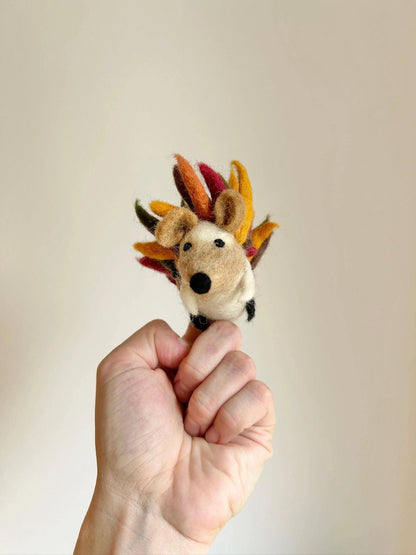 Filz-Fingerpuppe - Igel