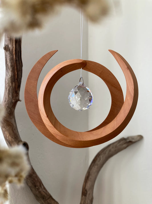 Fensterschmuck - Nepal mit Regenbogen-Kristall