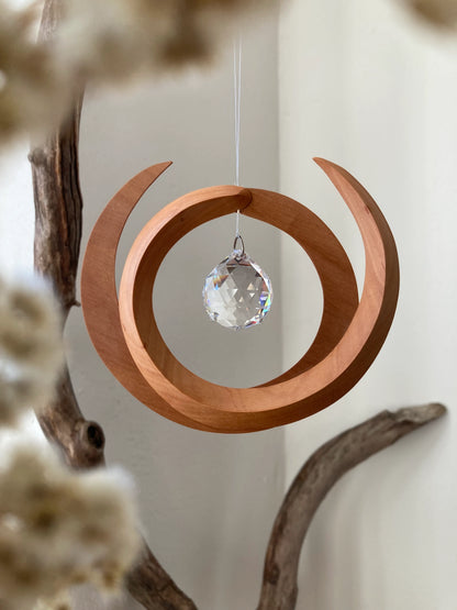 Fensterschmuck - Nepal mit Regenbogen-Kristall