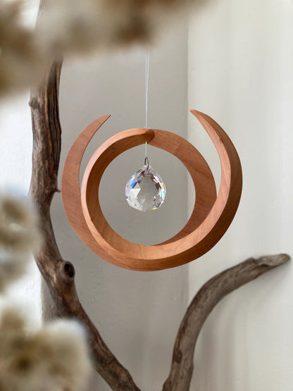 Fensterschmuck - Nepal mit Regenbogen-Kristall