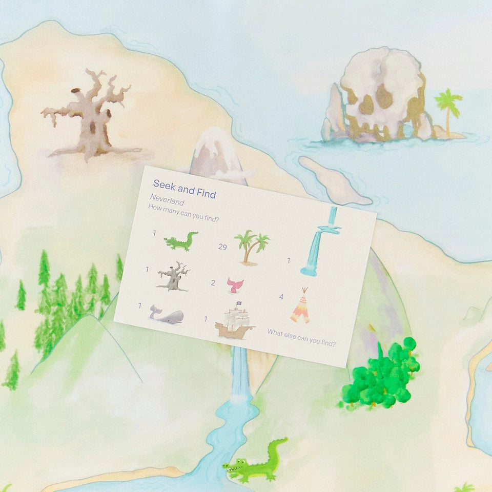 Spieltuch Suchen & Finden aus Seide - Neverland