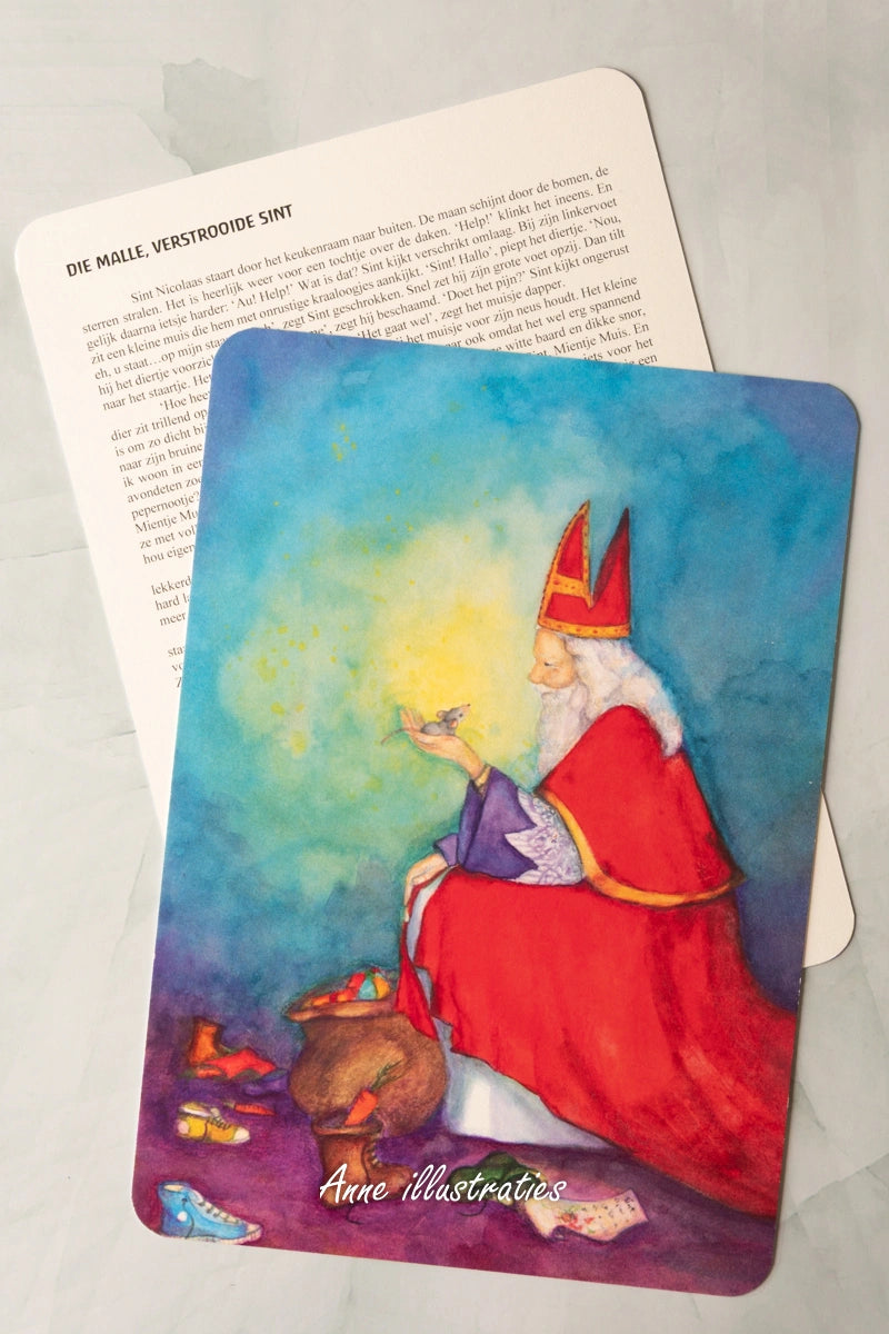 Erzählkarte - Der alberne, zerstreute Nikolaus A5