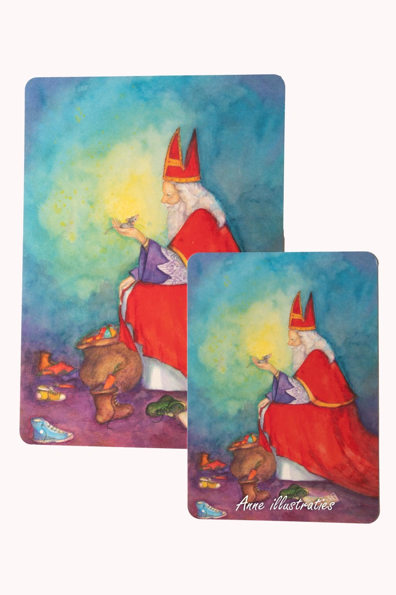 Erzählkarte - Der alberne, zerstreute Nikolaus A5