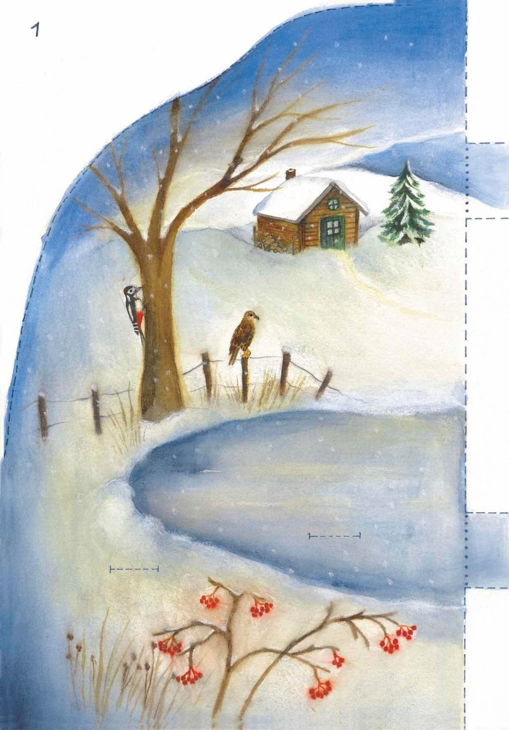 Bastelmappe Winter von Ode Desjardins