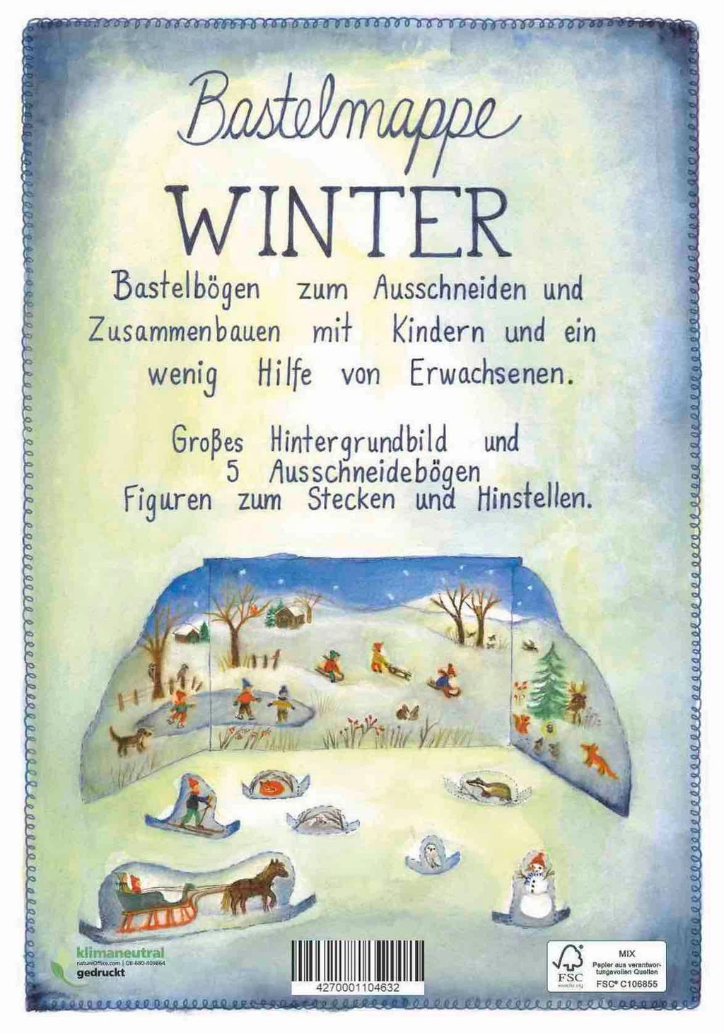 Bastelmappe Winter von Ode Desjardins