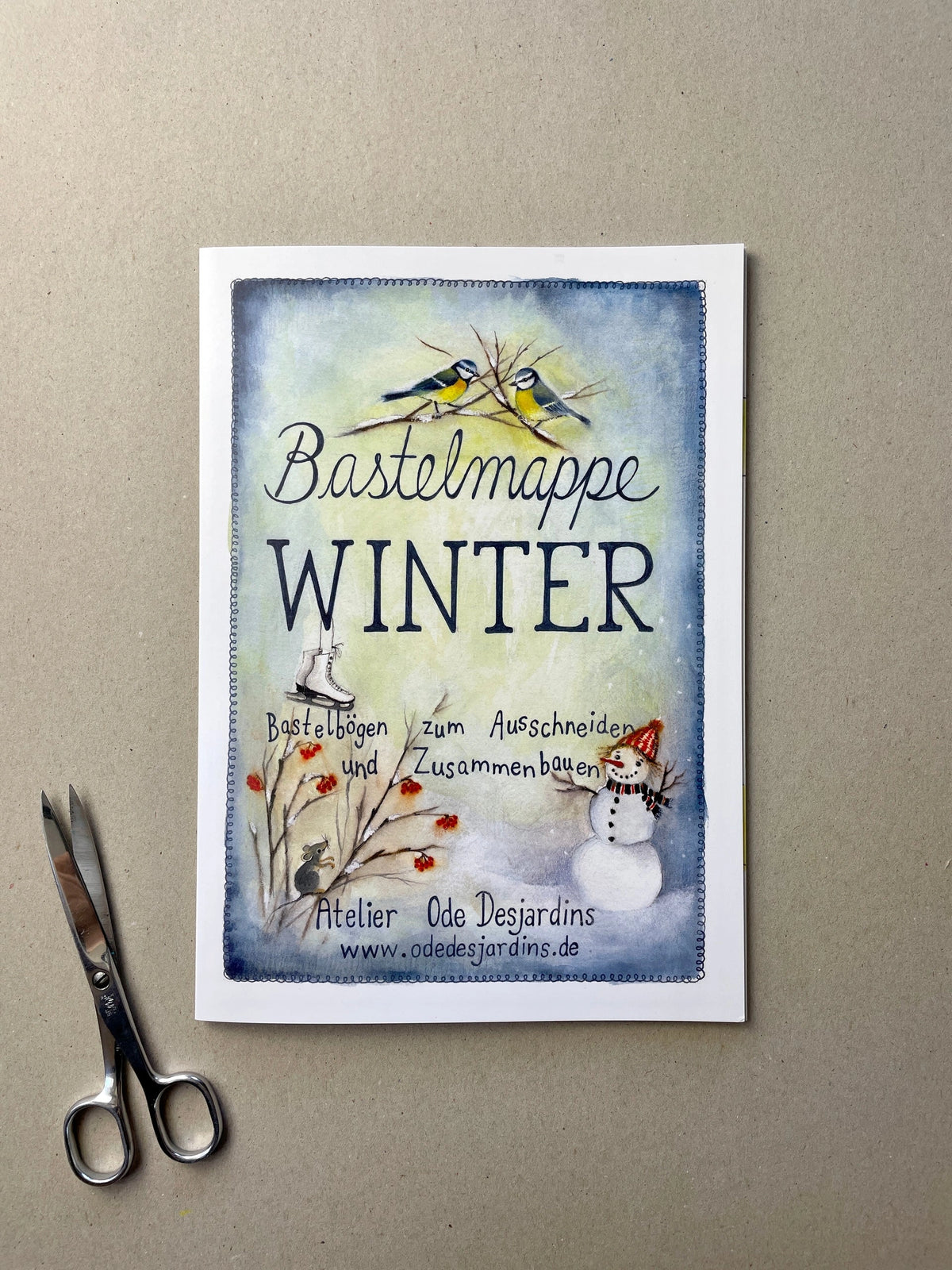 Bastelmappe Winter von Ode Desjardins