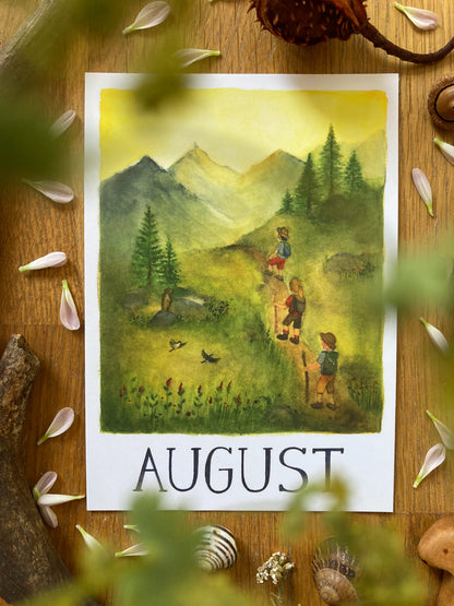 Monatskarten - Set von Ode Desjardins