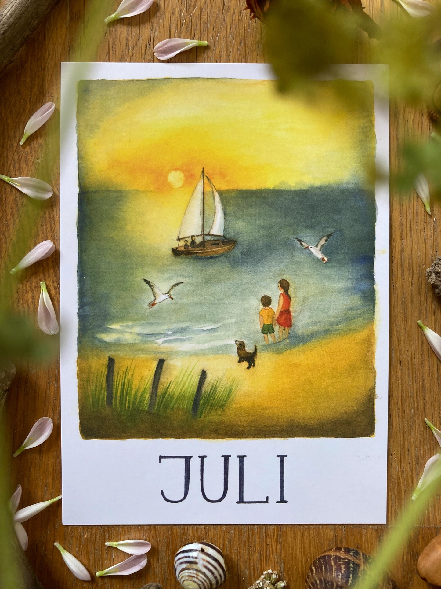 Monatskarten - Set von Ode Desjardins